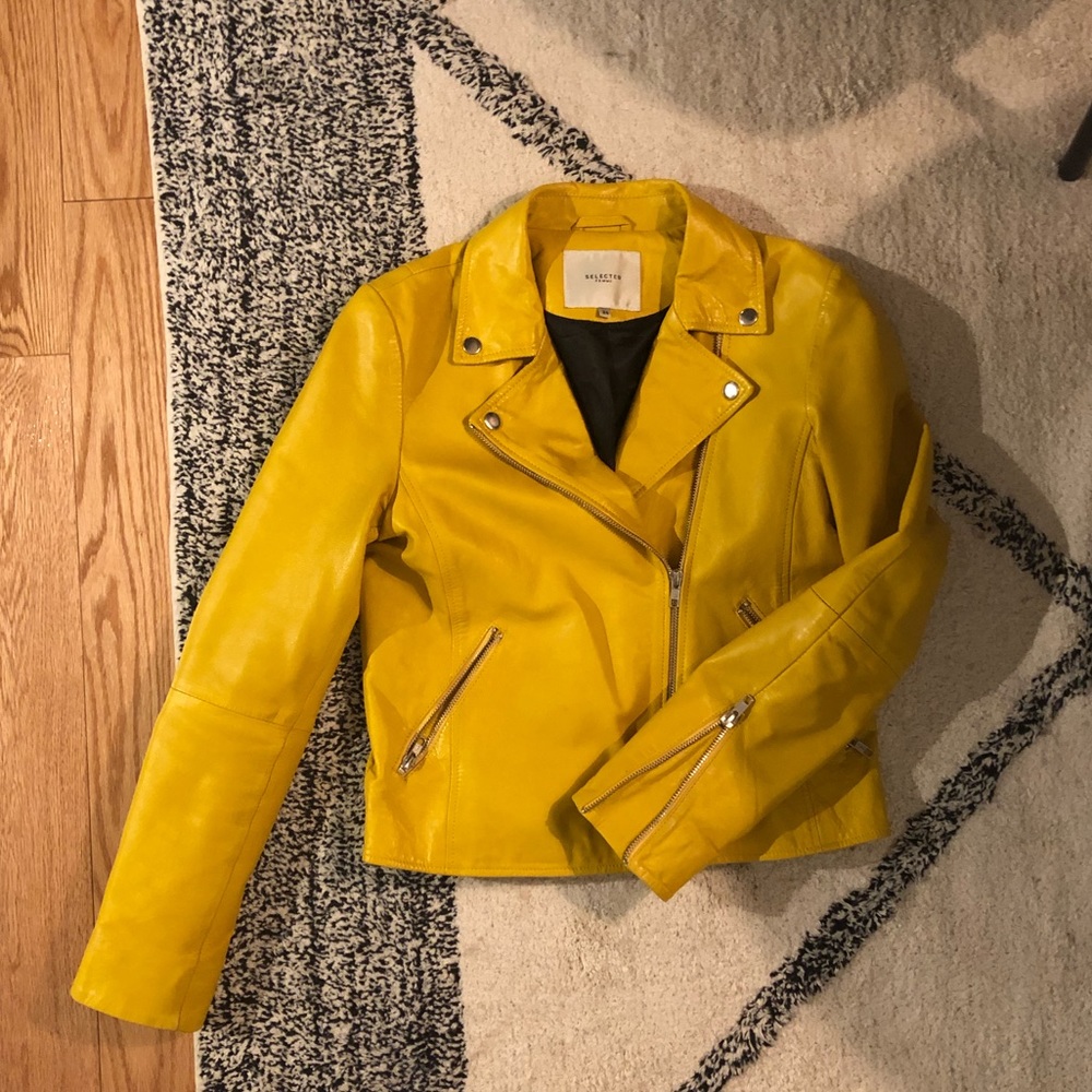 real leather jacket